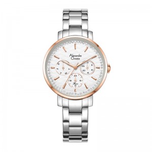Alexandre Christie AC 2A56 Silver Rosegold White BFBTRSL